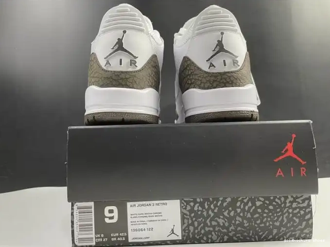 Rep (2018) Air 3 136064-122 Jordan Retro Mocha 0526